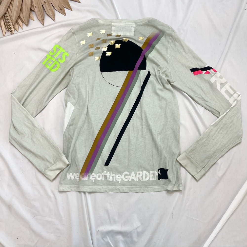 Freecity Artists Wanted Life Nature Love Abstract Long Sleeve Shirt Size Medium - Picture 5 of 9